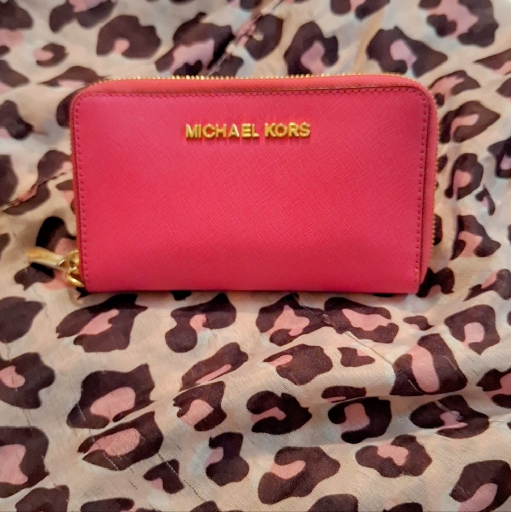 MICHAEL KORS WALLET, PINK